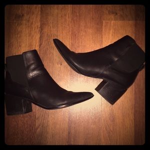 Leather Aldo High Heal Booties